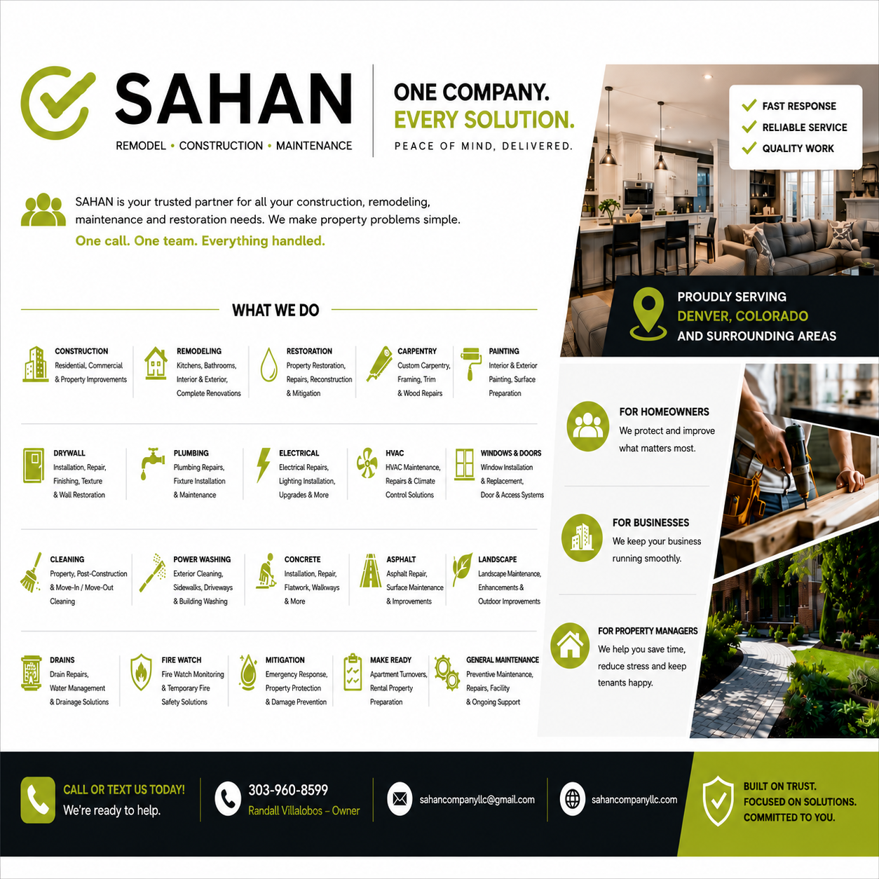 SAHAN β One Company. Every Solution.
