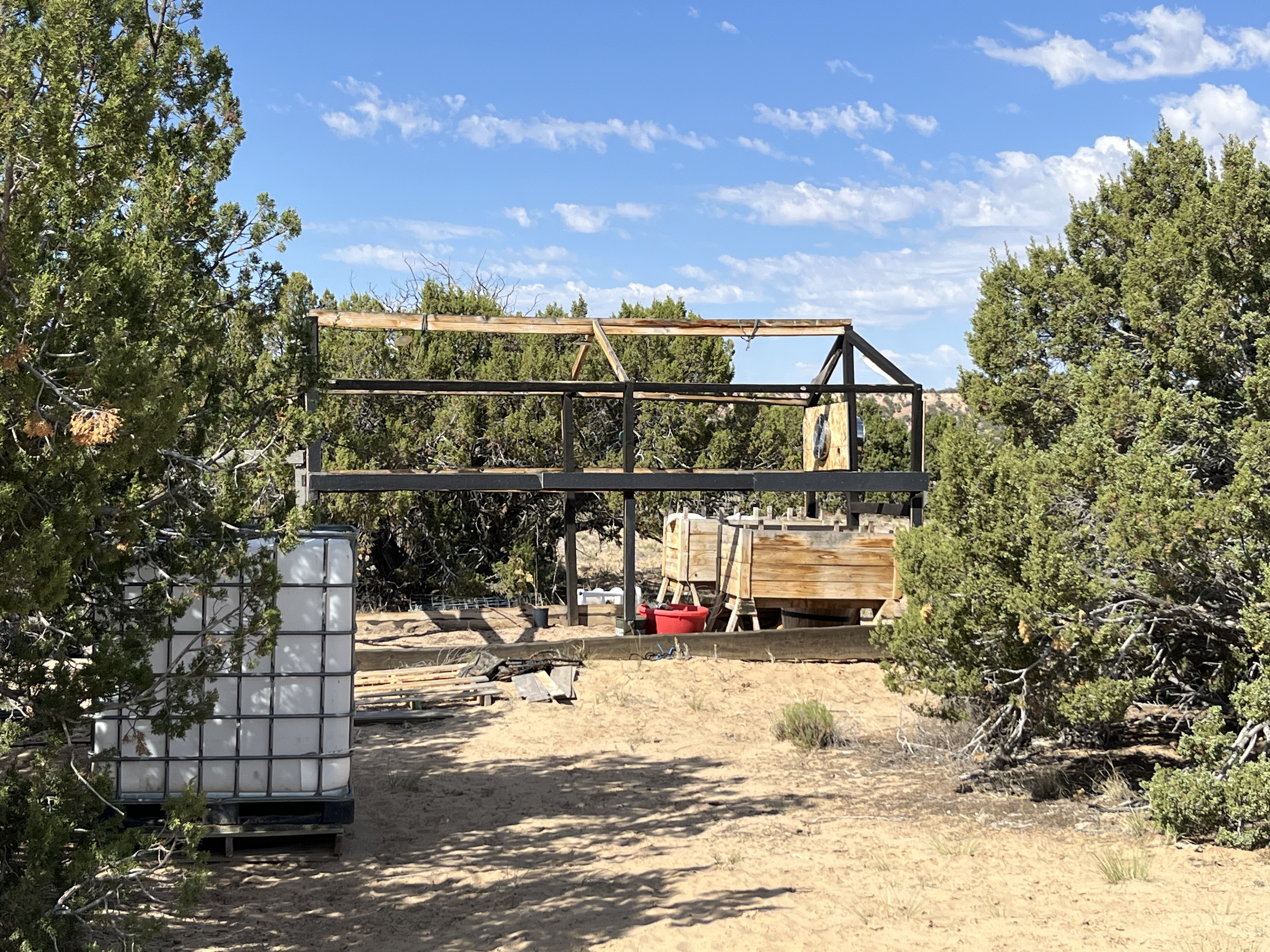 Main Greenhouse at Javon's Legacy Farm β Apache County, Arizona high desert