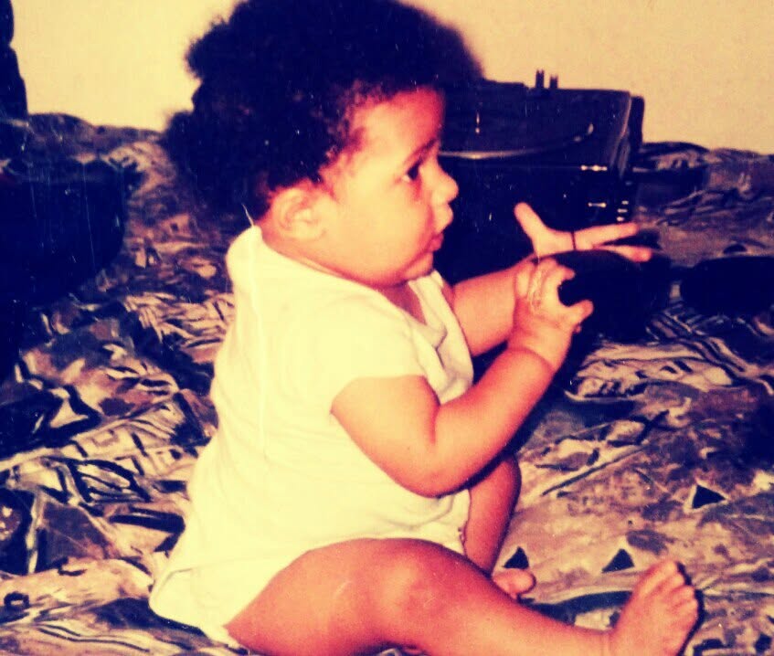 Baby Javon as an infant