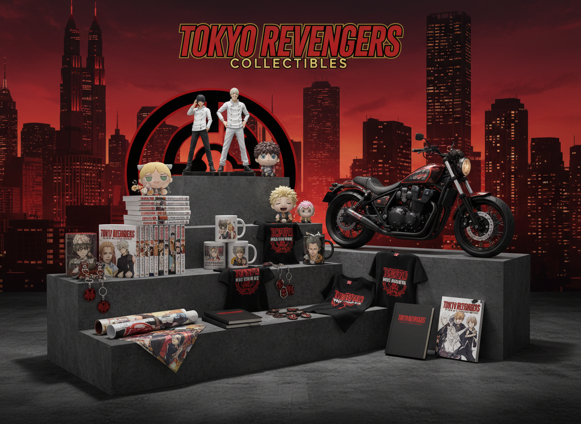 Tokyo Revengers Collectibles – φιγούρες, manga, μπρελόκ, plushies, t-shirt, notebook, posters, premium eShop style – Techbox