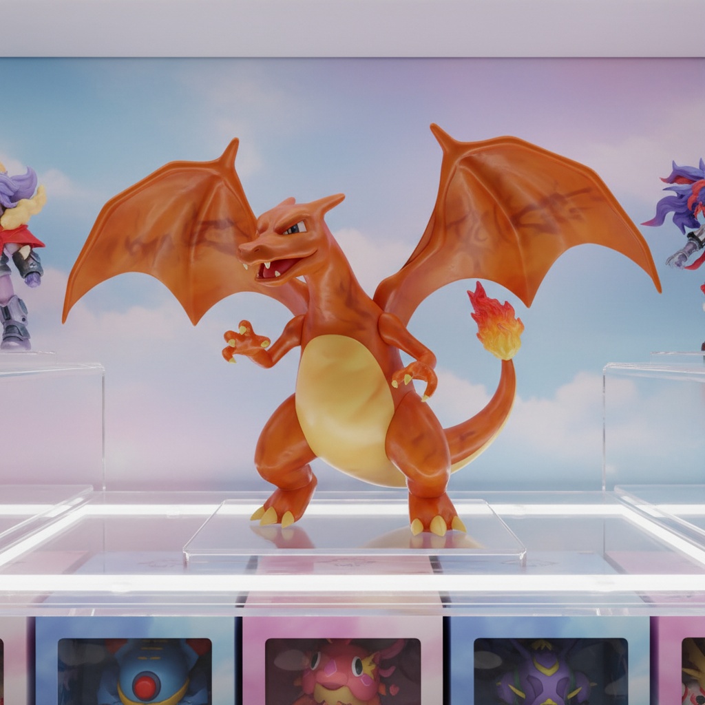 Φιγούρα Charizard – εντυπωσιακός δράκος Pokémon με φλογερές επιθέσεις
