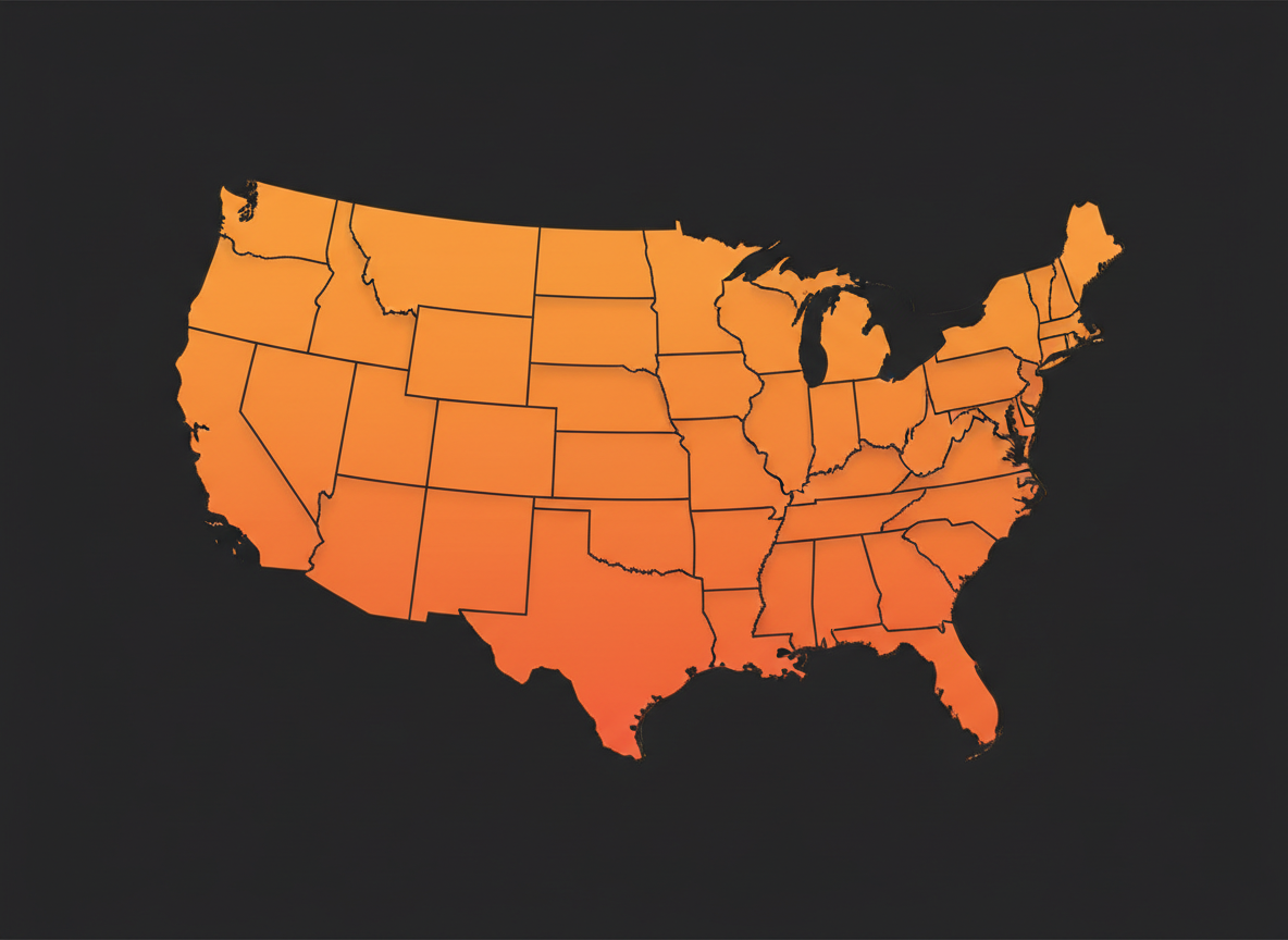Kaizen Mate nationwide US coverage map