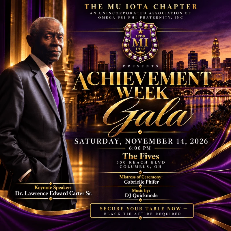 Achievement Week Black Tie Dinner Save the Date