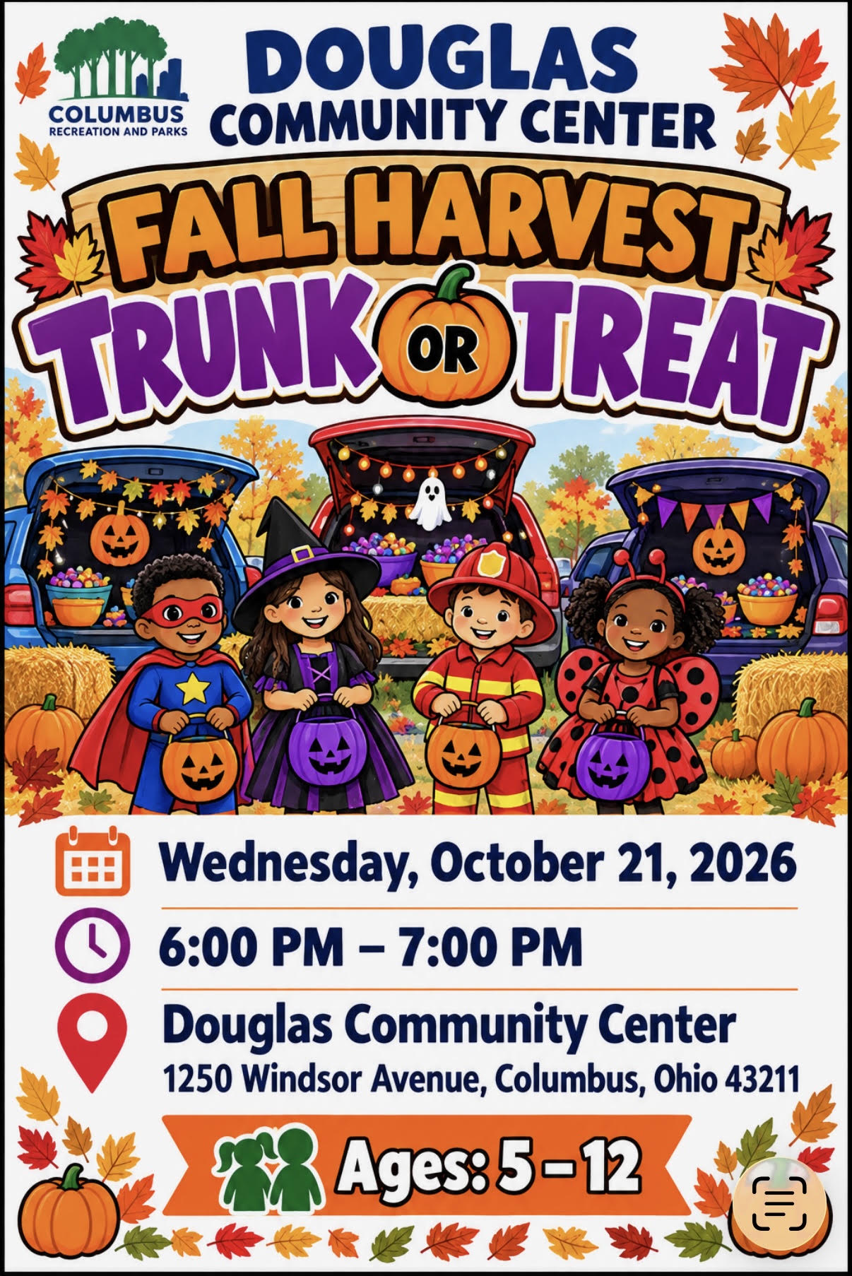 Fall Harvest Trunk or Treat