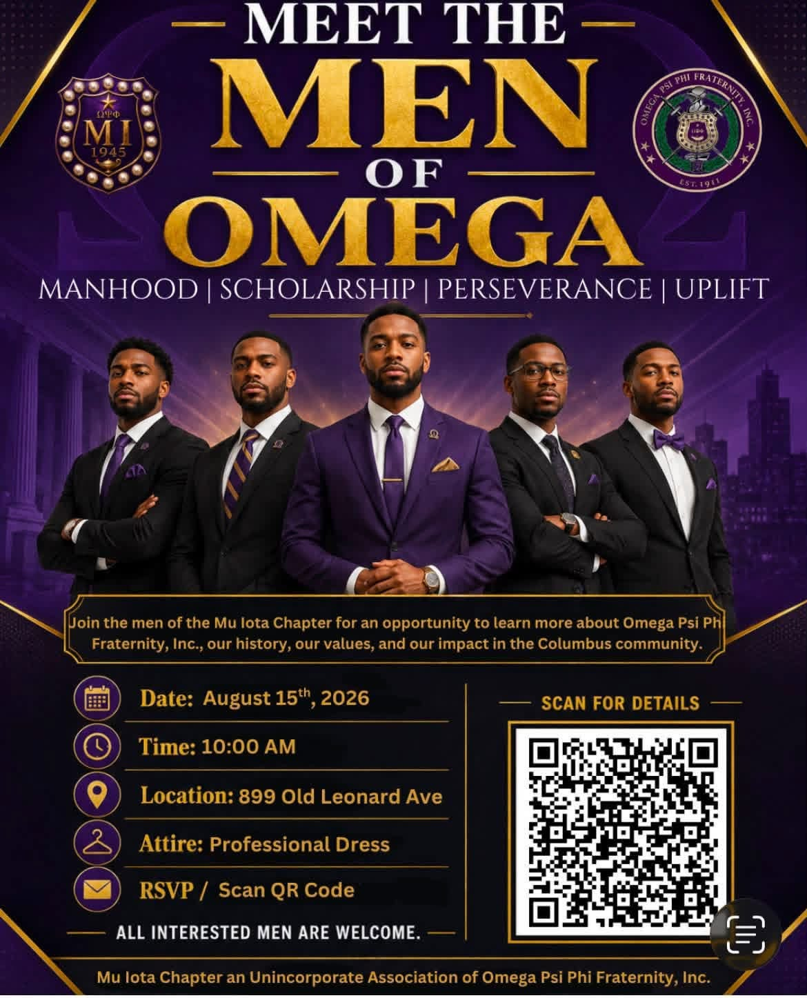 Meet the Men of Omega flyer