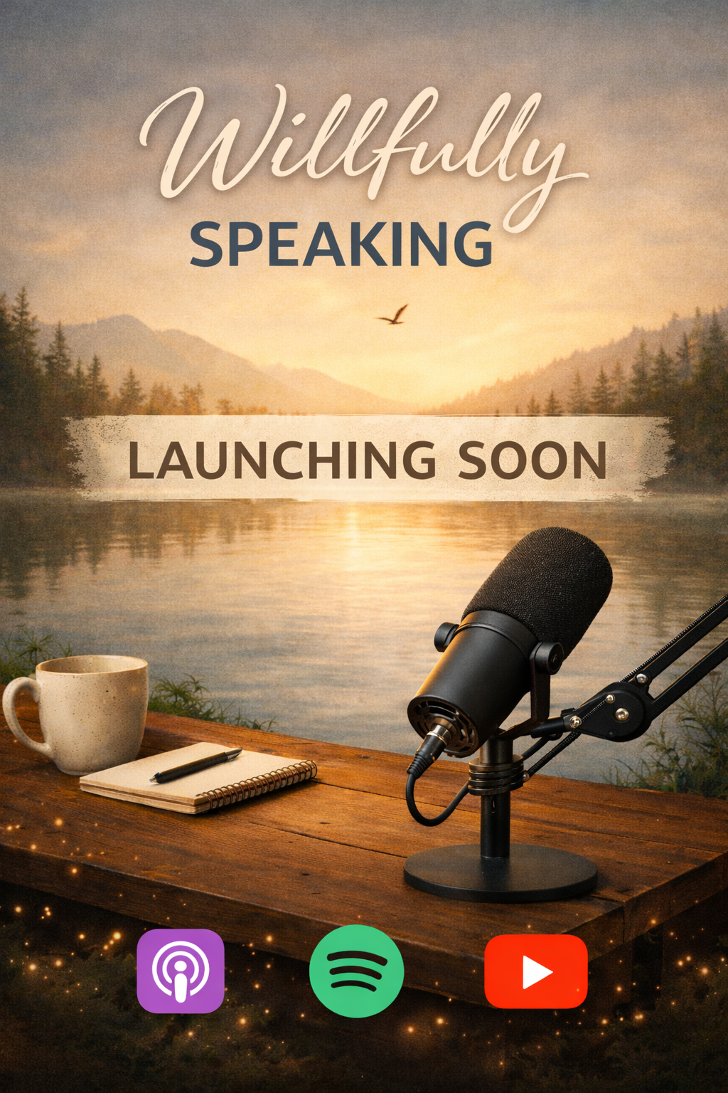 Willfully Speaking podcast - Launching Soon