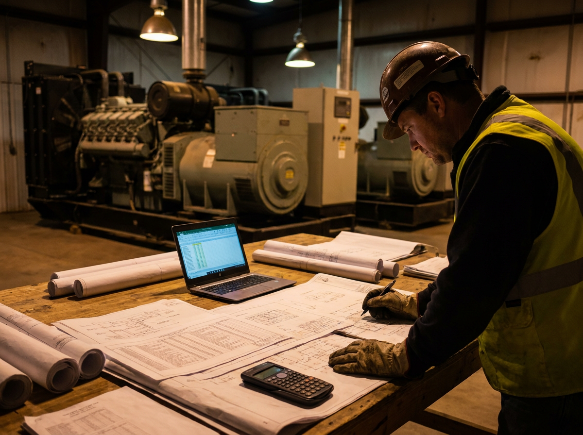 Generator sizing chart for whole house backup power