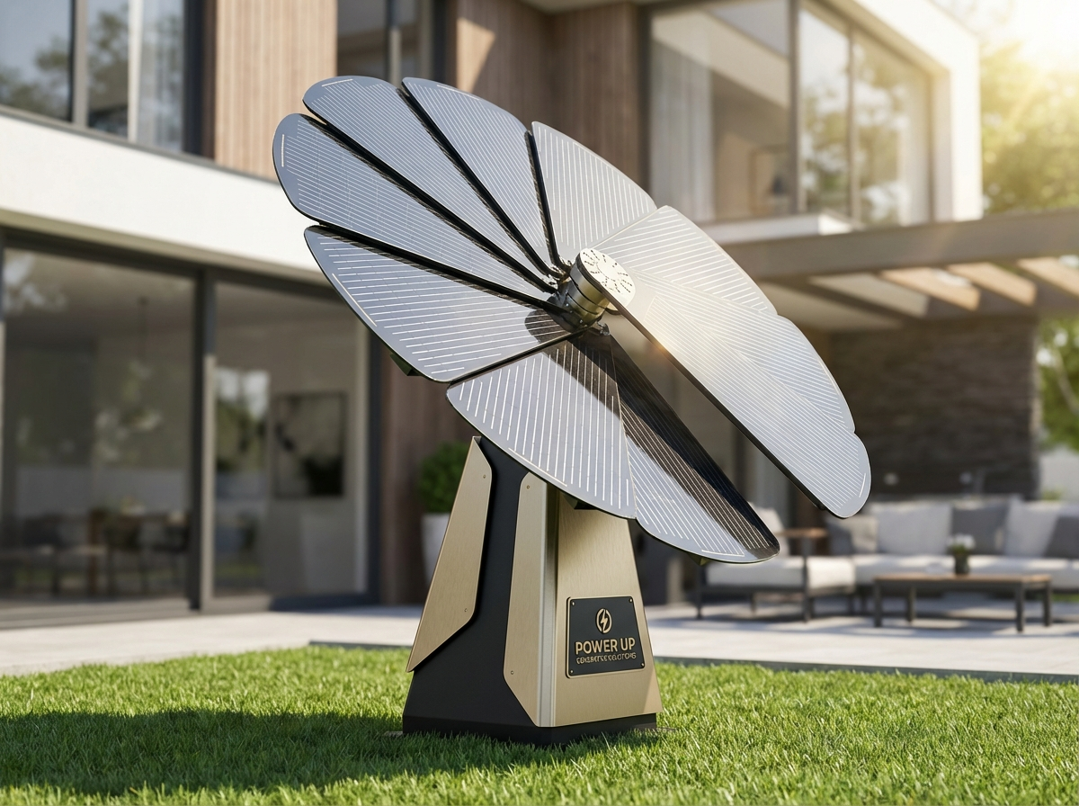 Smartflower Solar all-in-one solar system installation by Power Up Generator Solutions