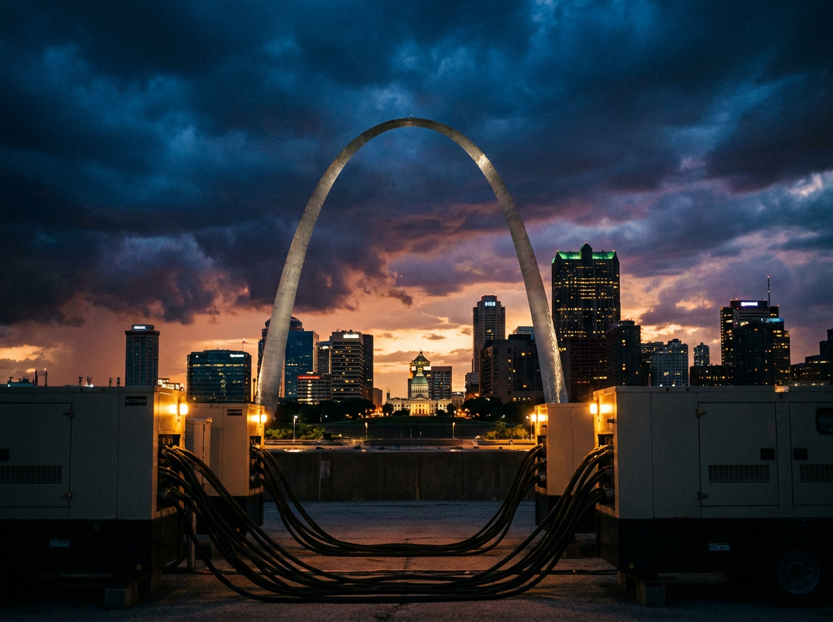 St. Louis Metro generator installation service area
