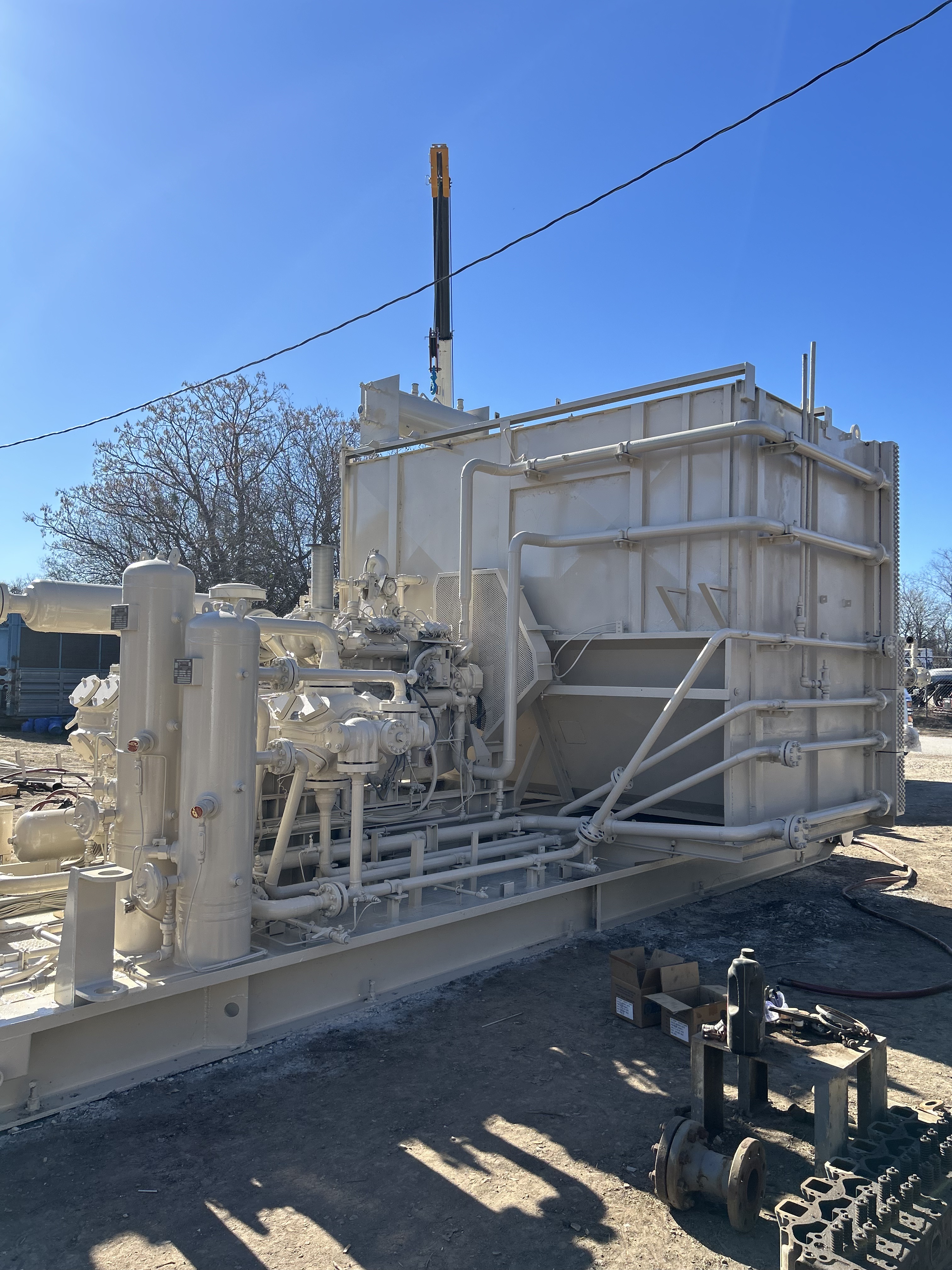 Package #1 after: reconditioned white unit