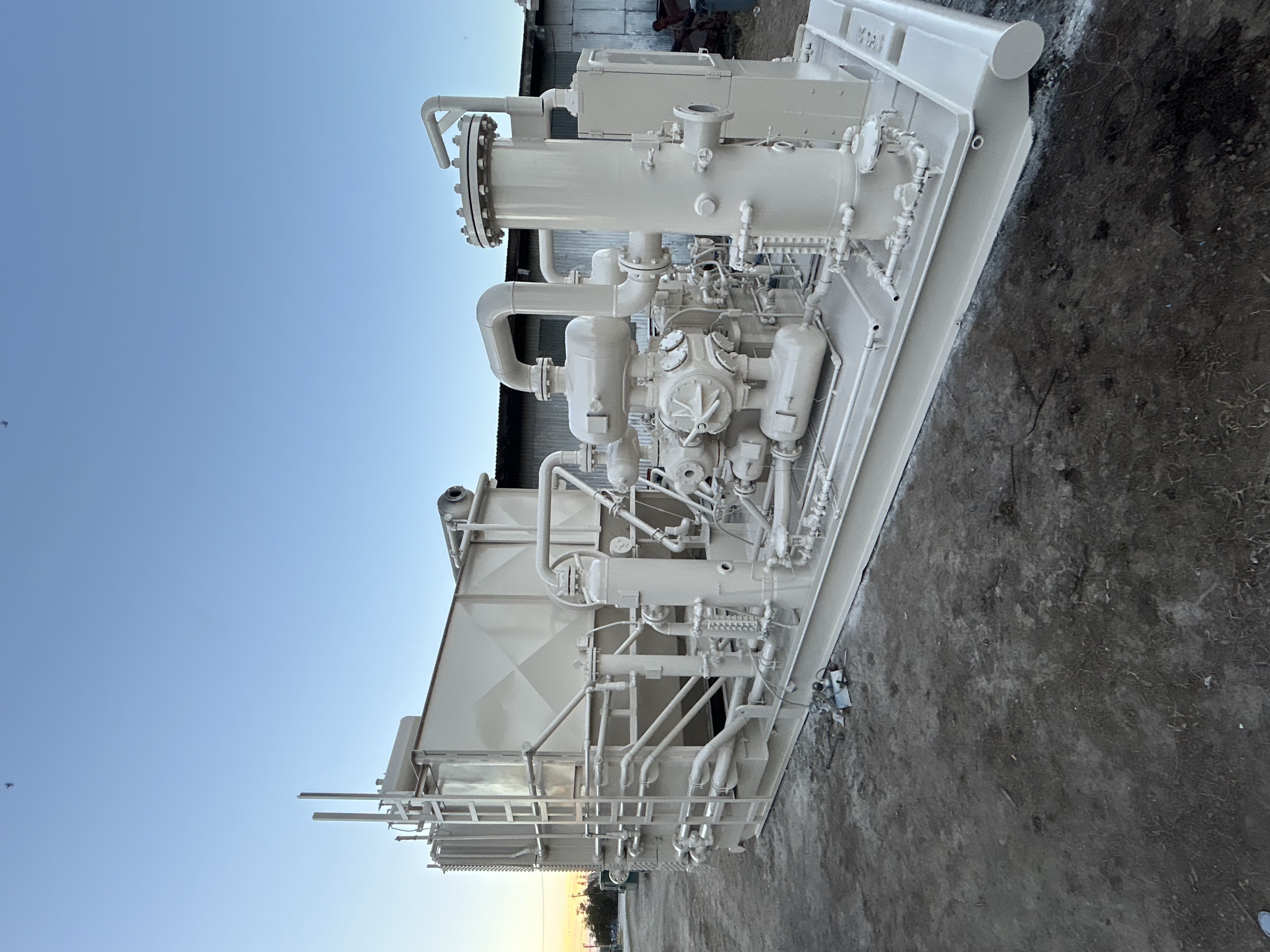 Package #3 after: repainted white unit