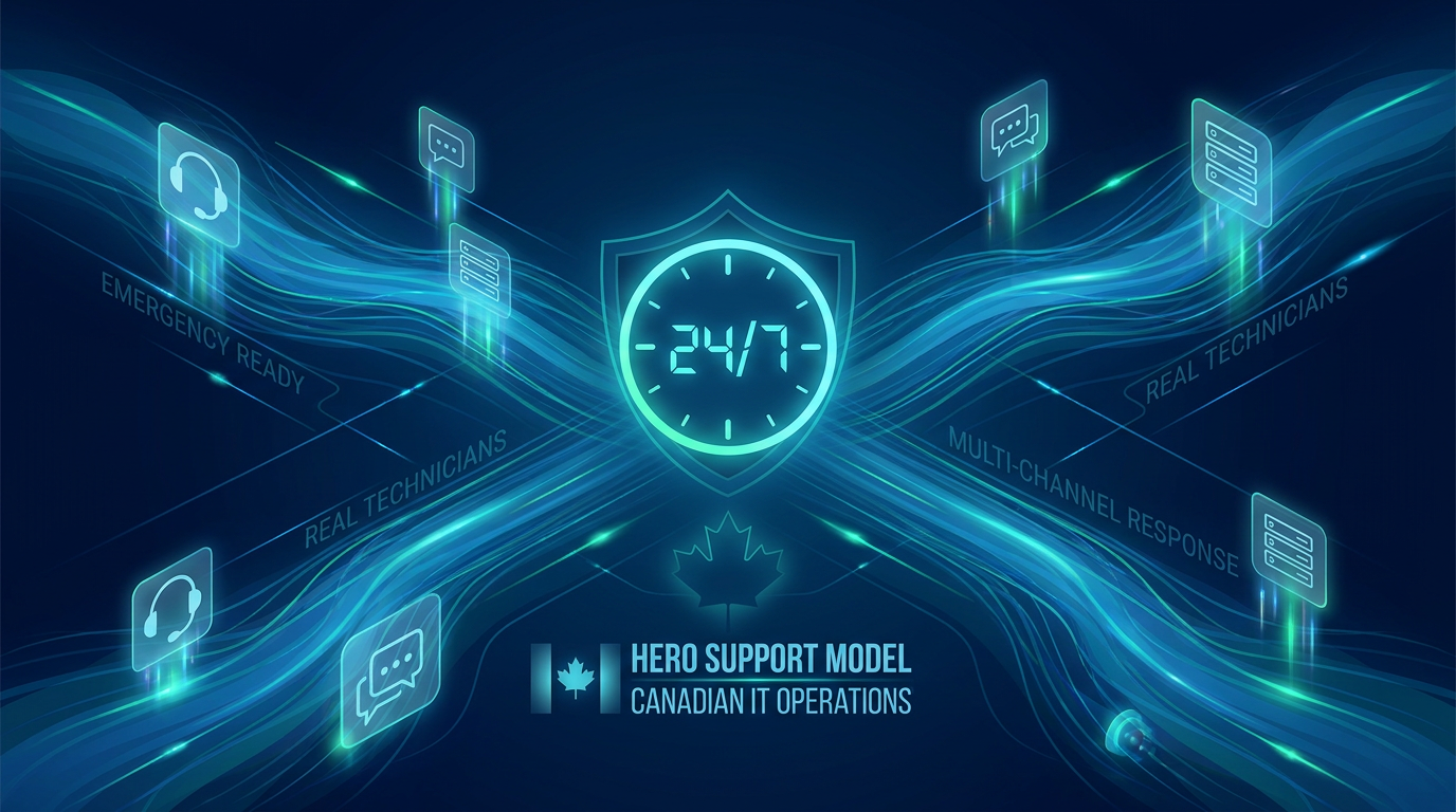 24/7 IT helpdesk and support operations