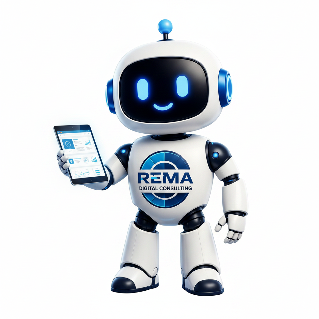 Remy β Rema Digital Consulting mascot