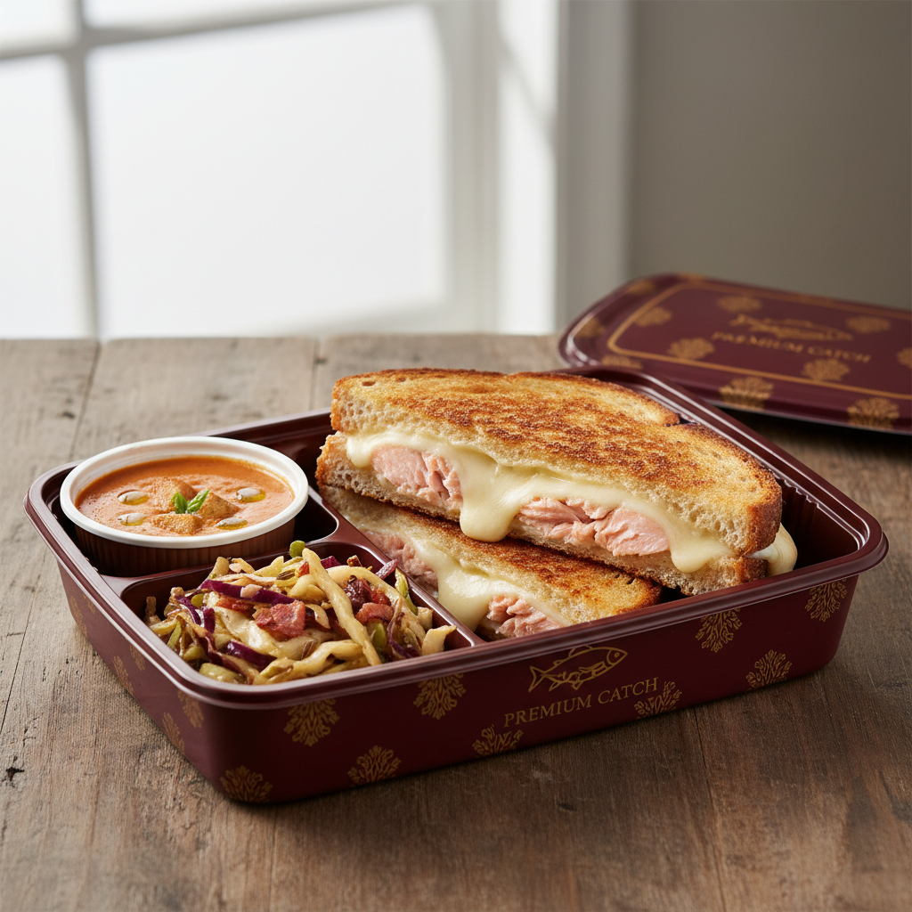 Salmon Grilled Cheese