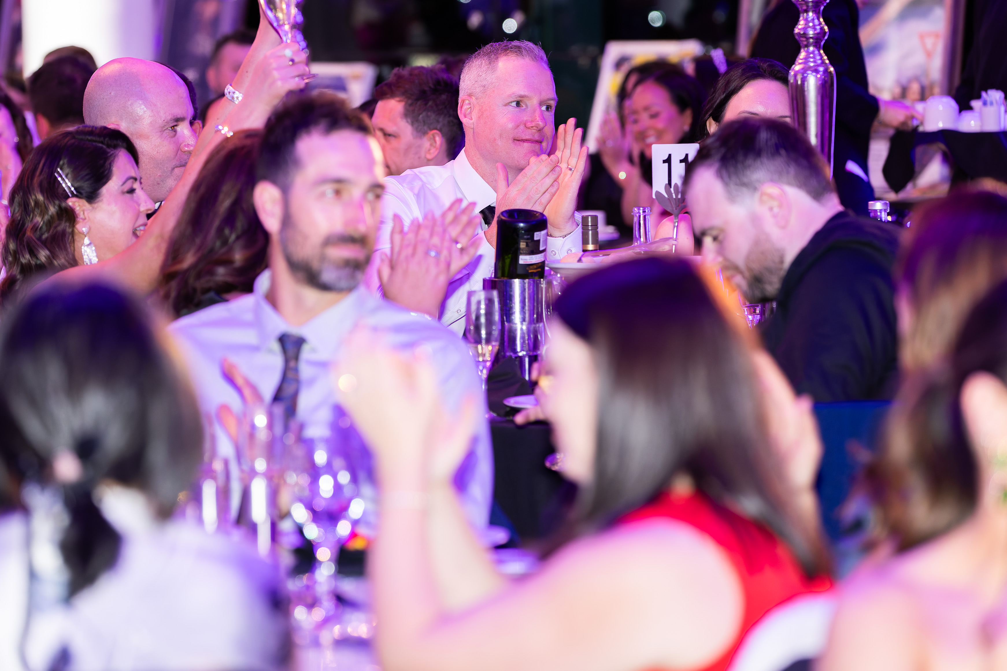 Guests applauding at the Grey Matter Gala 2025