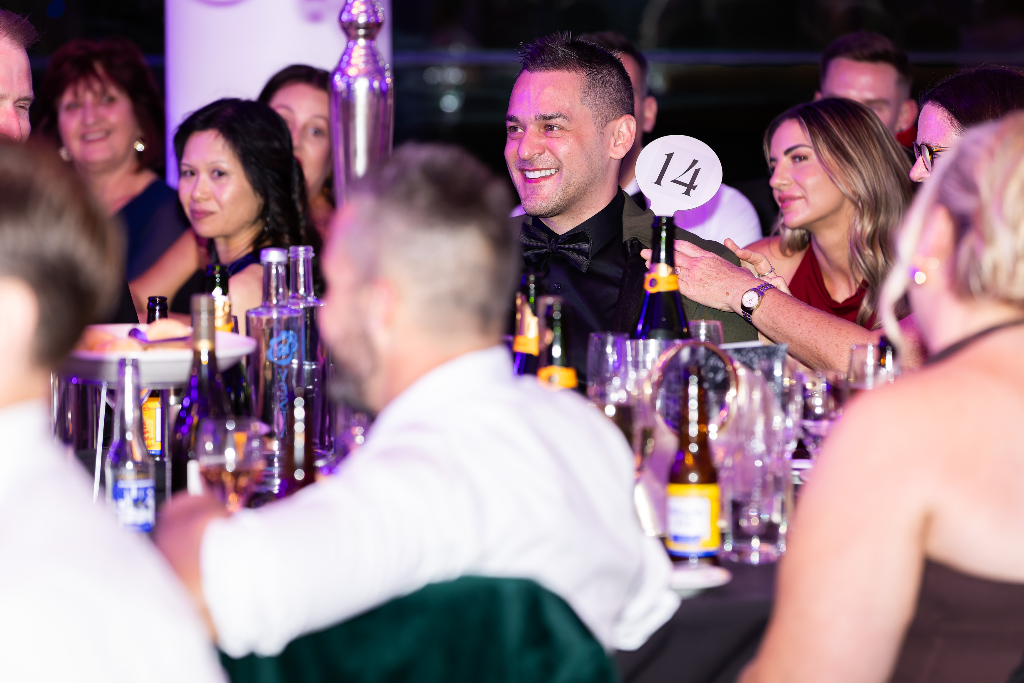 Guests bidding at the live auction during the Grey Matter Gala 2025