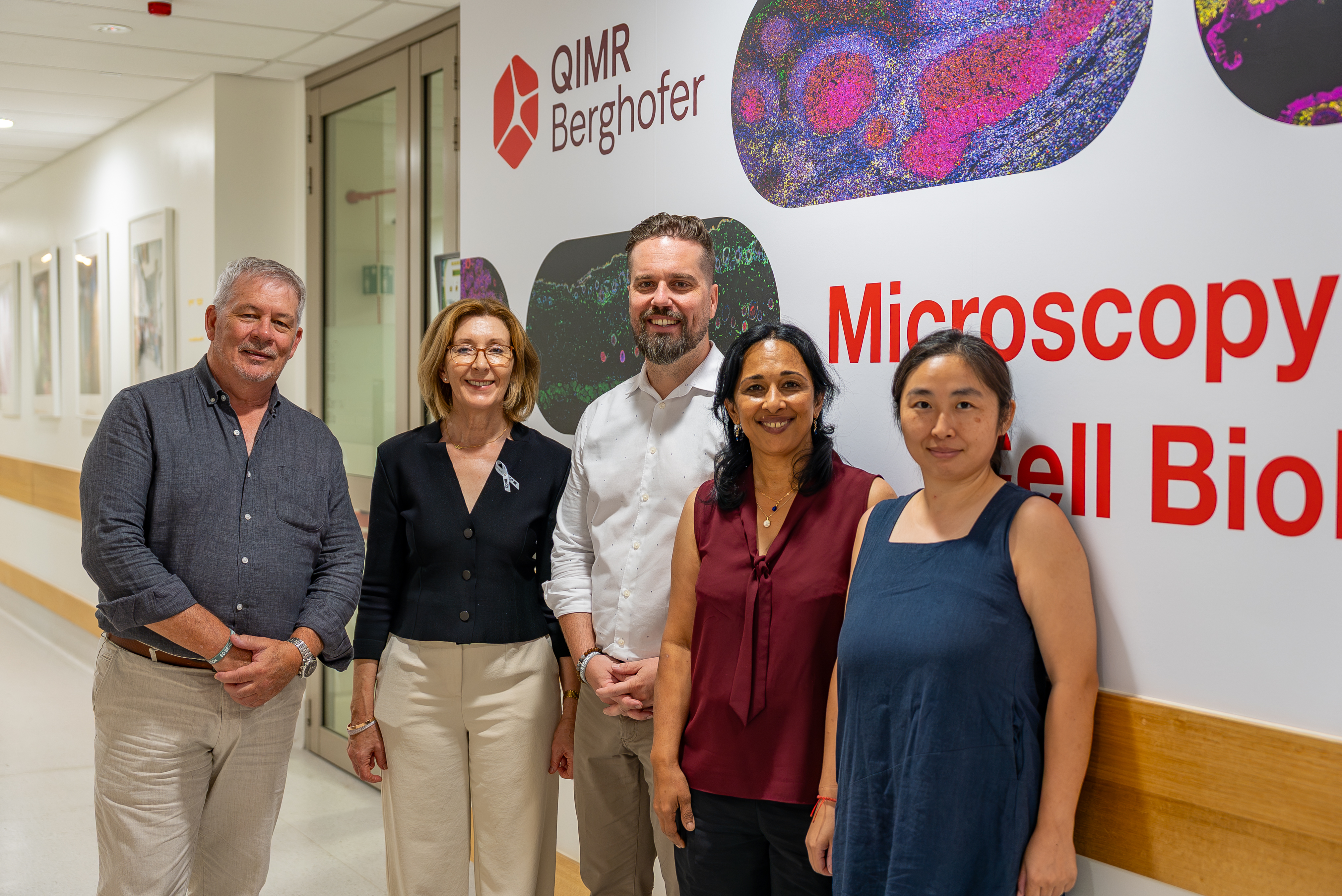 DDF Board with Professor Sudha Rao and her team at QIMR Berghofer