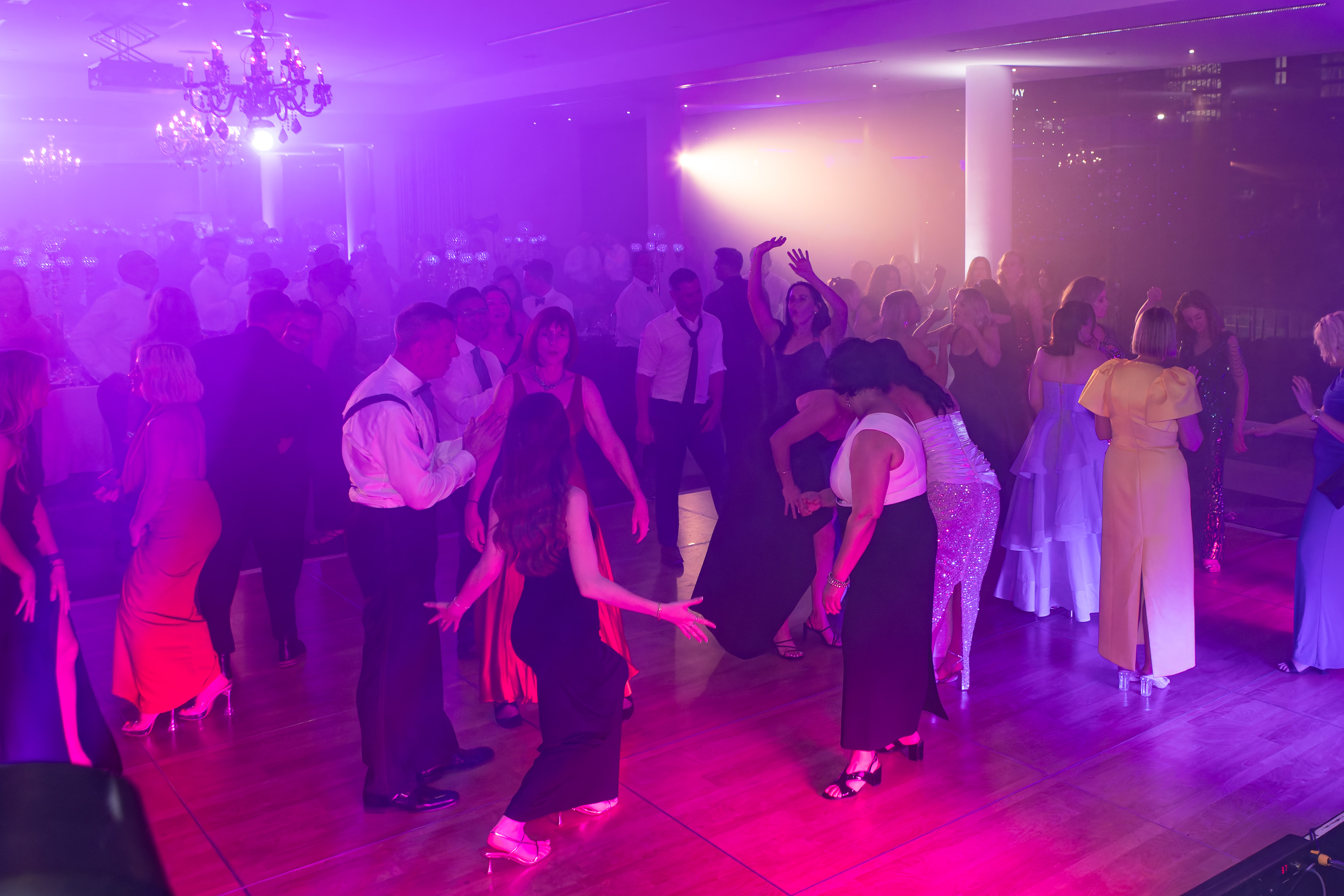 Guests dancing on the dance floor at the Grey Matter Gala 2025