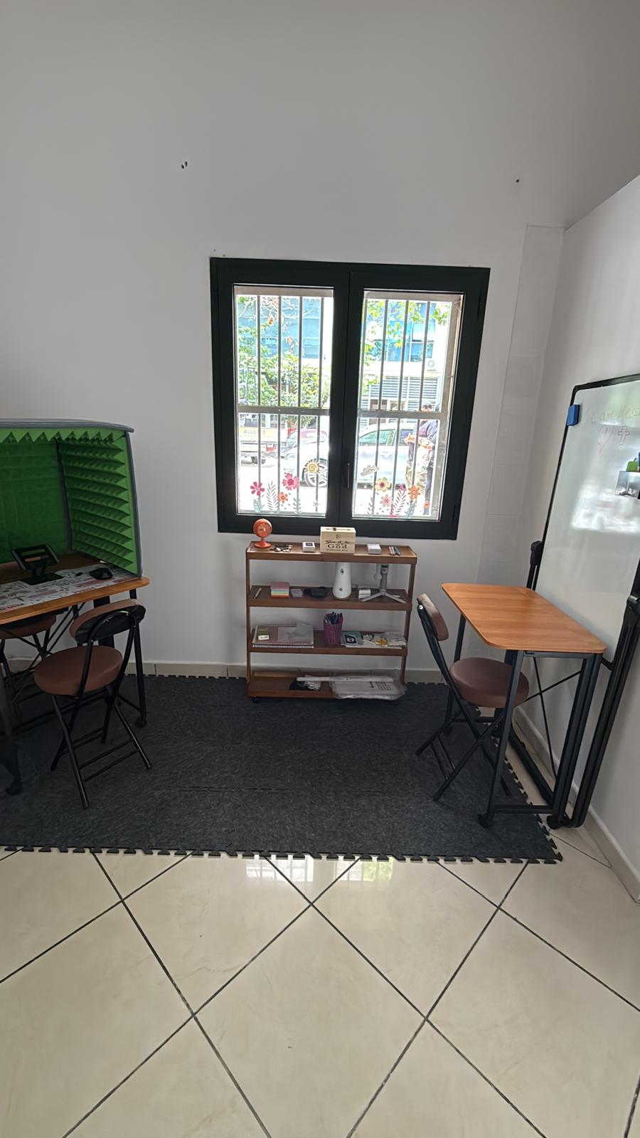 The Bible Without Pages workspace in Vlorë where audio Bible kits are assembled