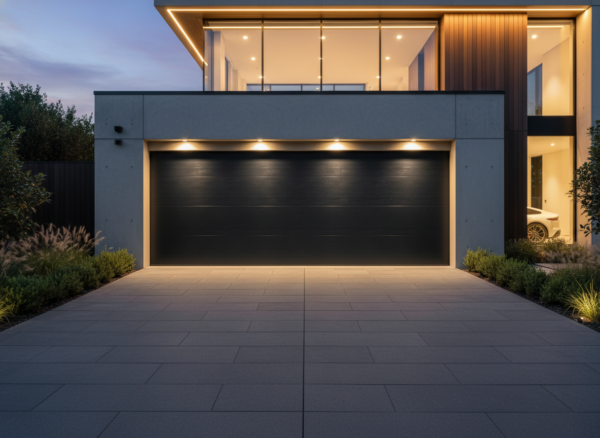 Beautiful modern garage door