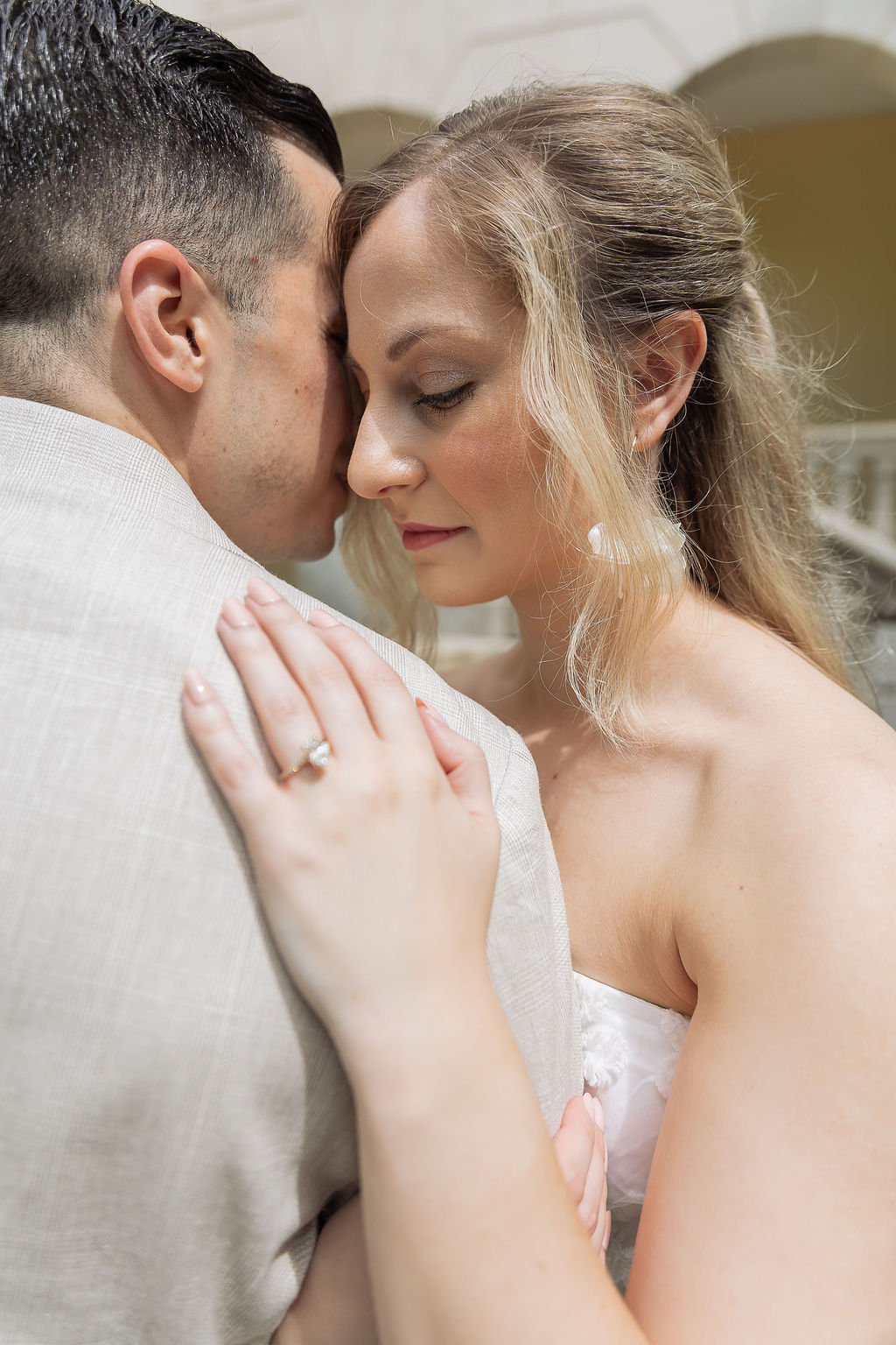 Close-up of Matt and Amy at Airlee