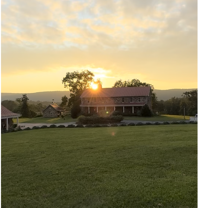 Puesta Del Sol Farm - Sunset Distilling Co. property in Yellow Spring, West Virginia