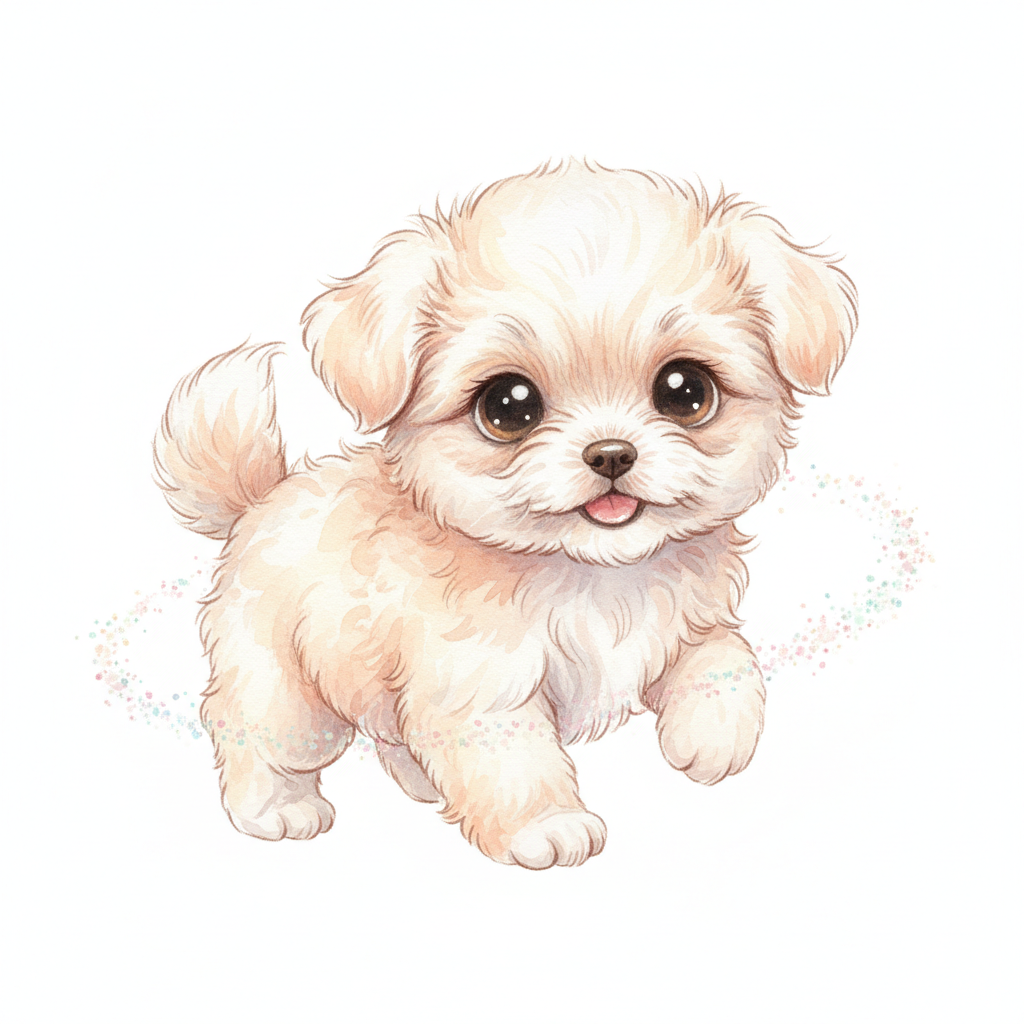 Enzo the adorable fluffy puppy