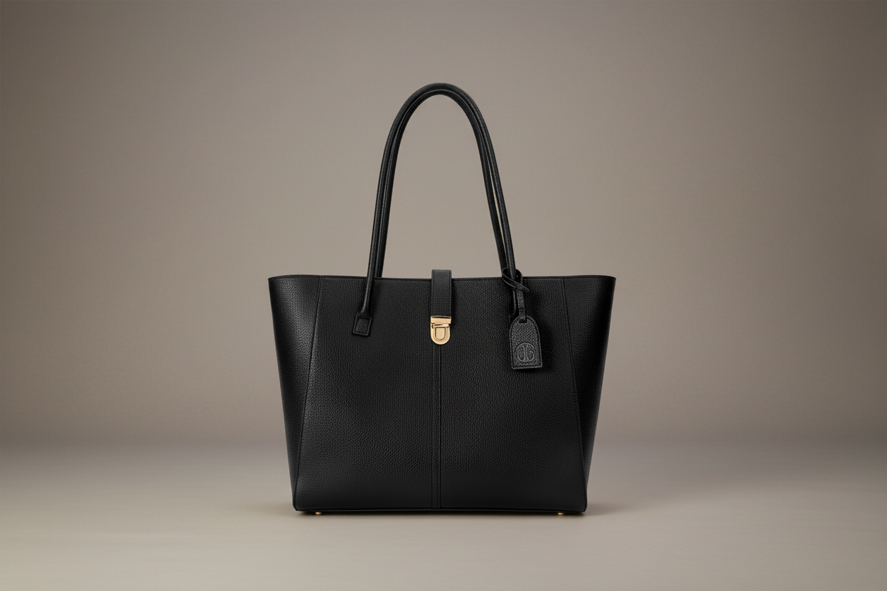 Conscience tote — top-grain cowhide leather