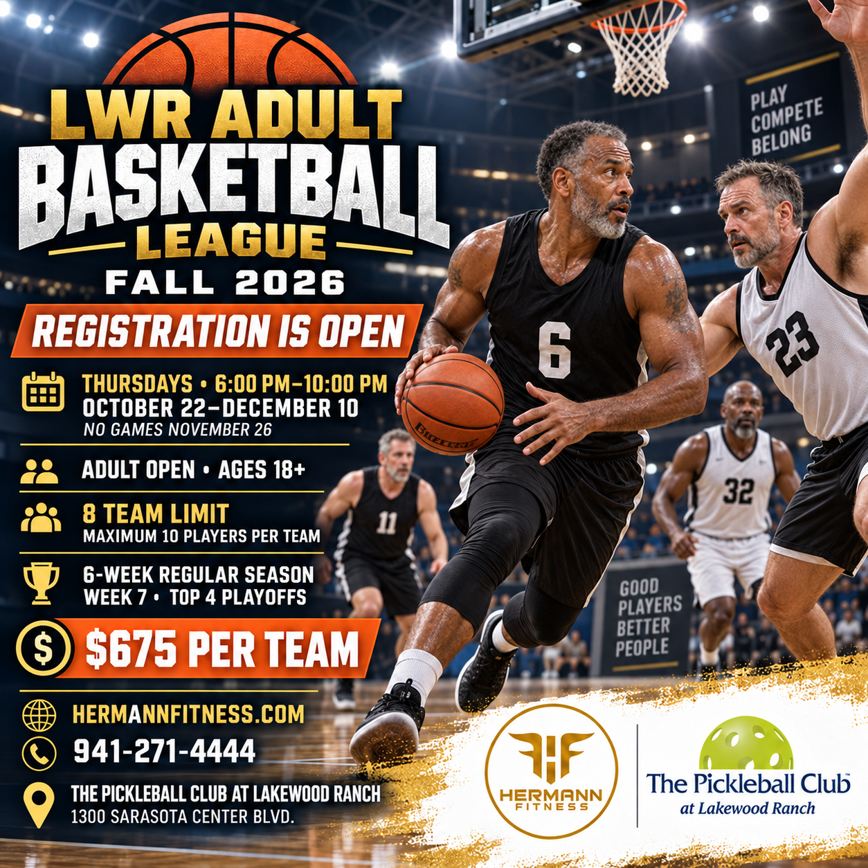 LWR Adult Basketball League — Fall 2026