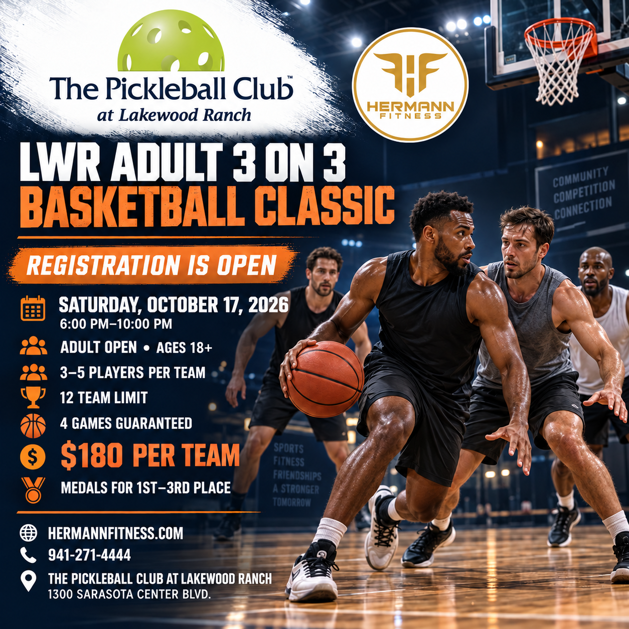 LWR Adult 3 on 3 Basketball Classic
