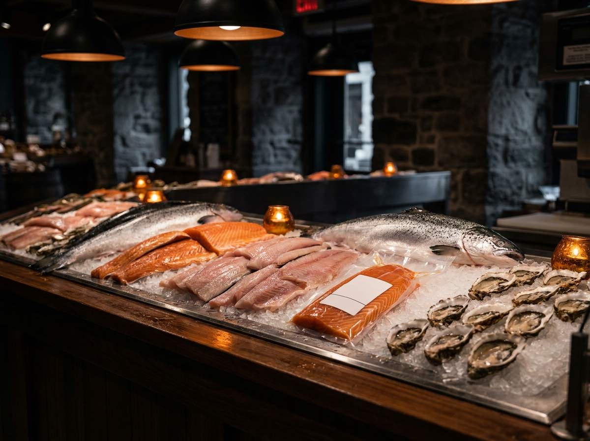 Étiquettes pour poissonneries et fruits de mer : la fraîcheur se prouve aussi sur l'emballage