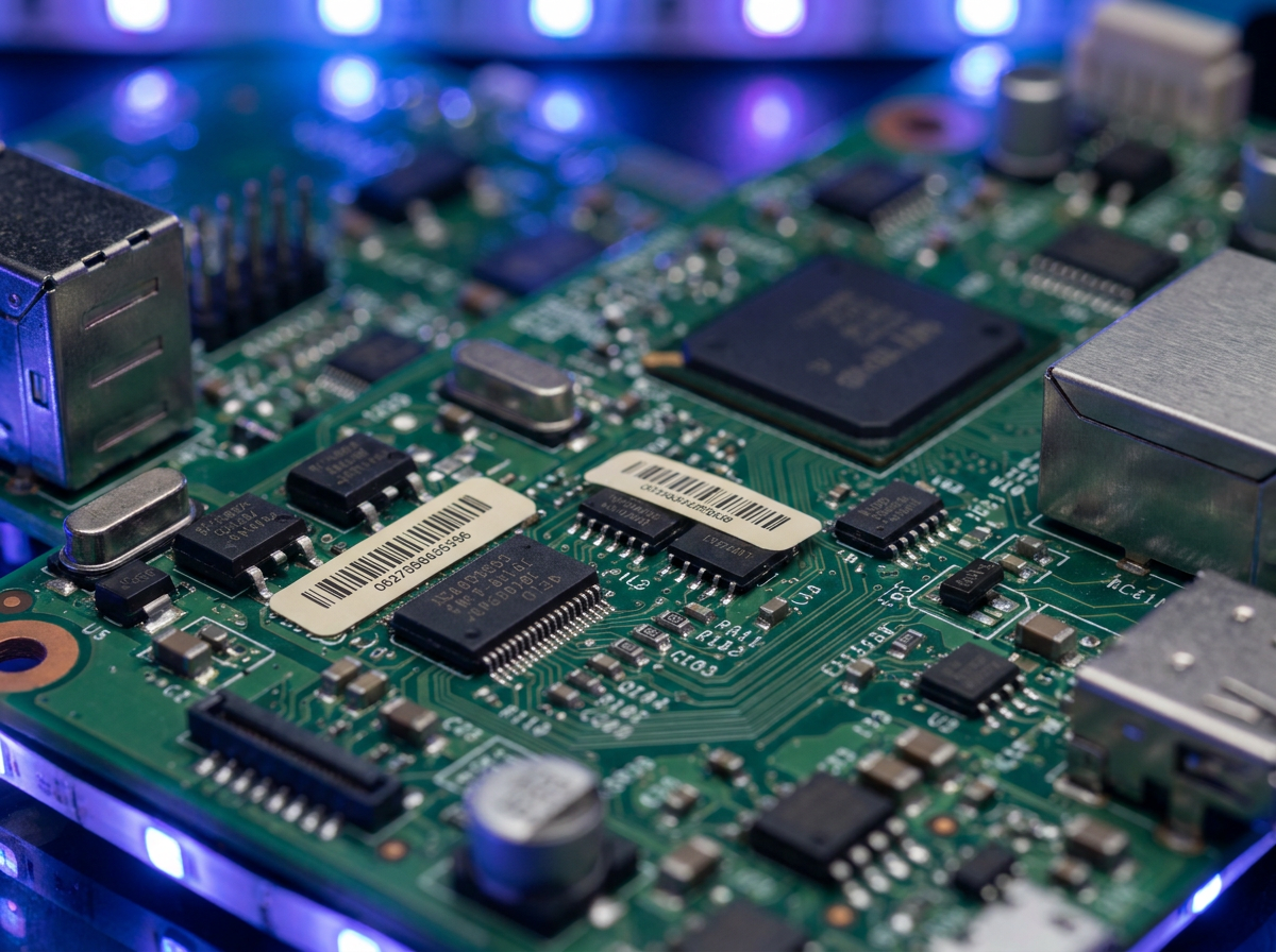 Component labels on circuit boards and PCB assemblies