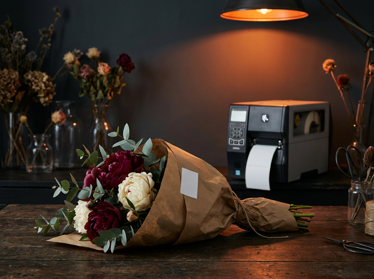 Étiquettes pour fleuristes et boutiques de plantes : la fraîcheur d'un bouquet commence par son étiquette