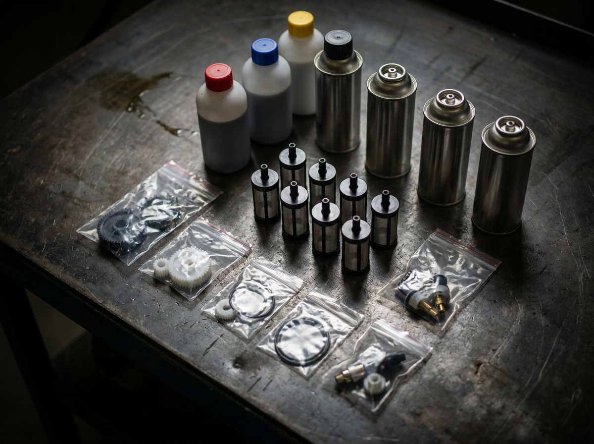 Filters and maintenance supplies for industrial CIJ printers