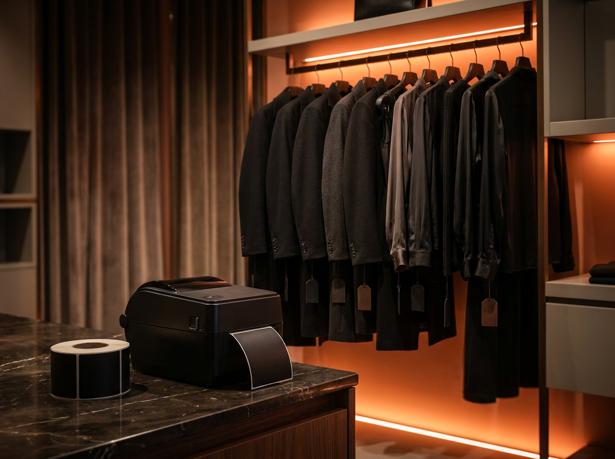 Étiquettes pour boutiques de mode et prêt-à-porter : la griffe commence au cintre