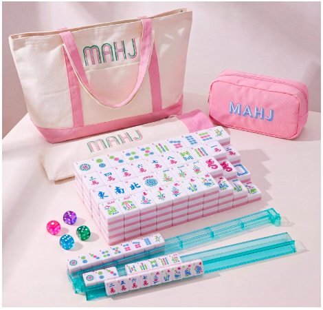 Ceenna Pink American Mahjong Set — pink American Mahjong set
