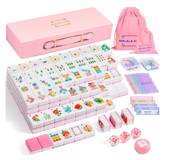 KPWEPK American Mahjong Set — Pink Edition
