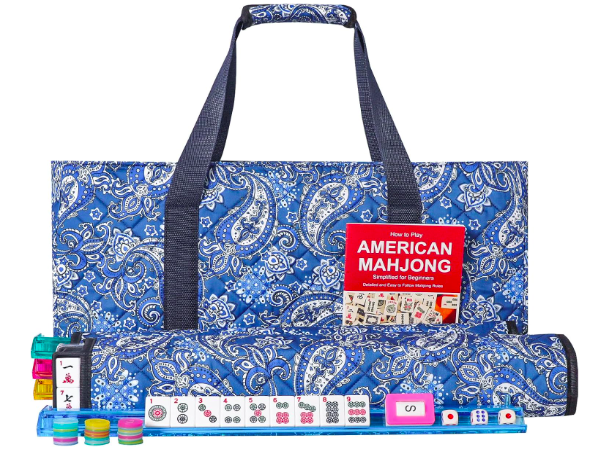 American Mahjong Game Set, 166 Quality White Tiles