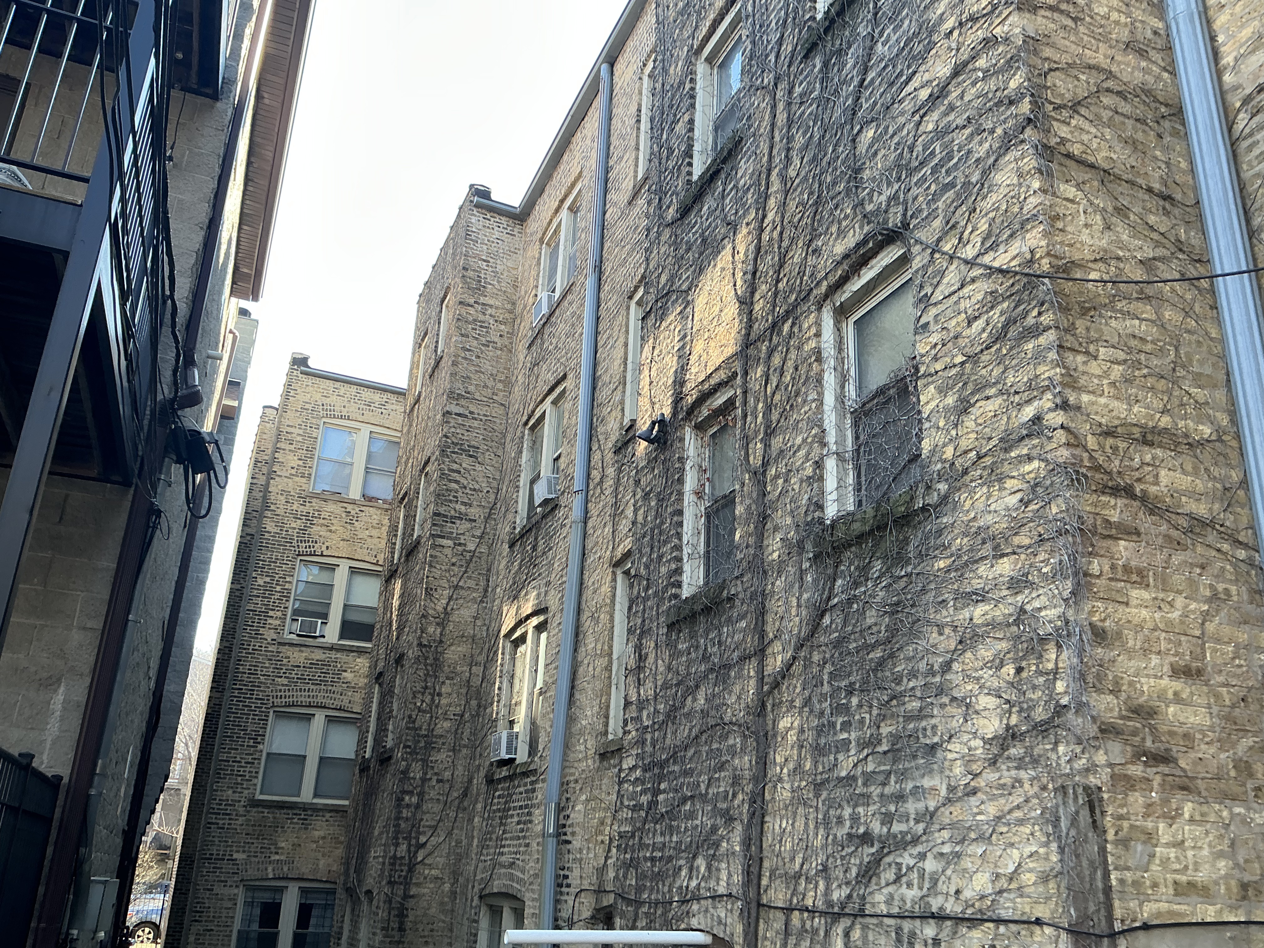 Building Exterior — Before Tuck-Pointing