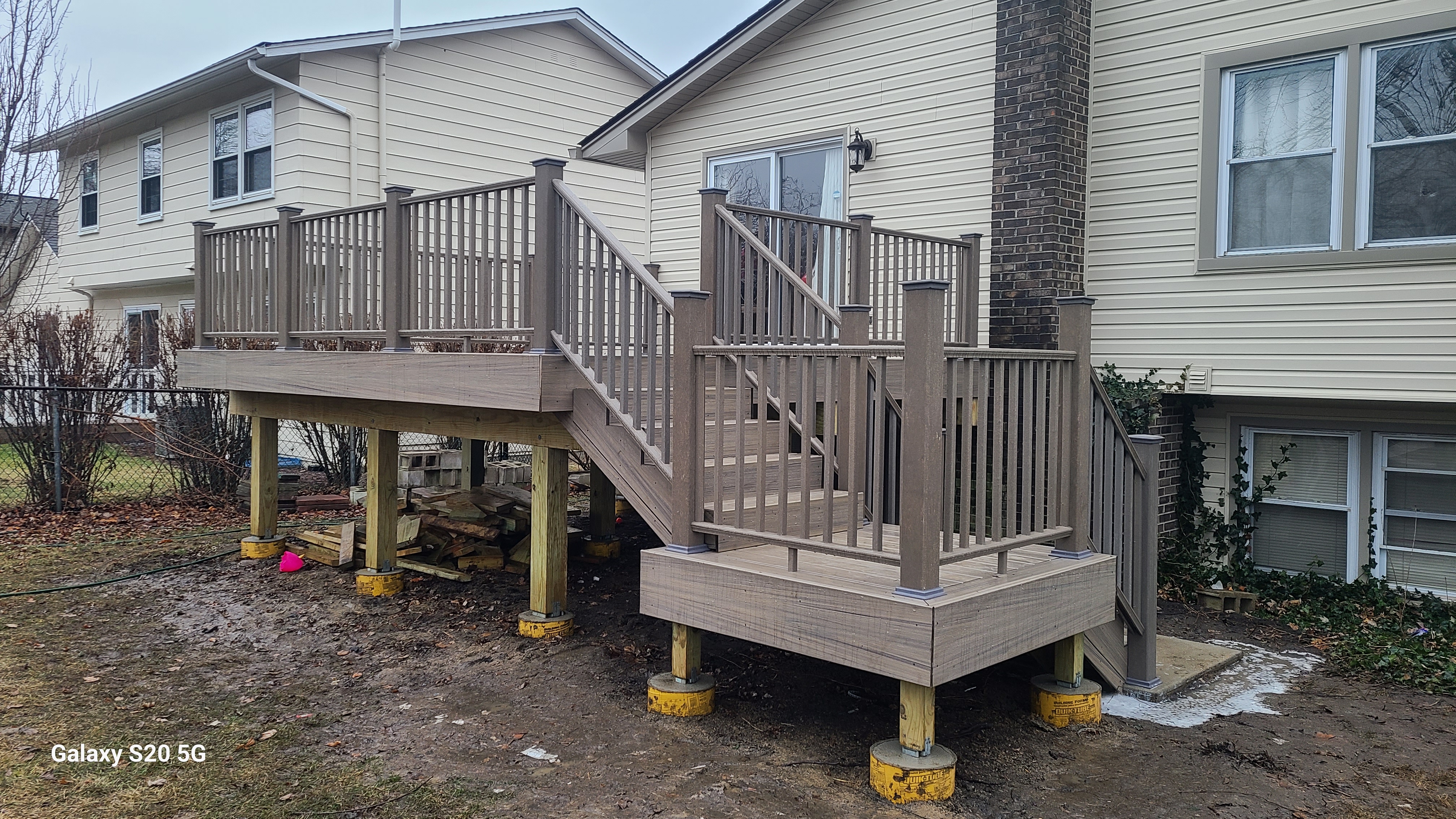 Composite deck completed