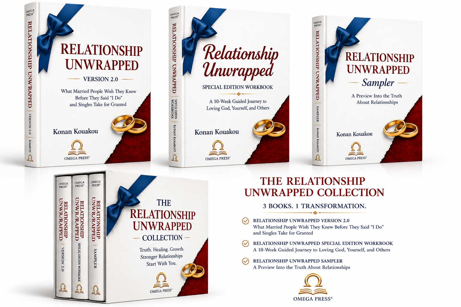 The Relationship Unwrapped Collection — 3 Books by Konan Kouakou