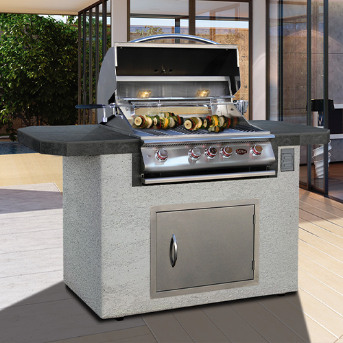 CalFlame Patio Series Kona BBQ Island (KONAQ) outdoor kitchen island