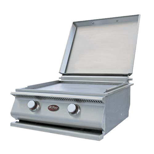 Cal Flame Hibachi Flat-Top Griddle drop-in stainless steel