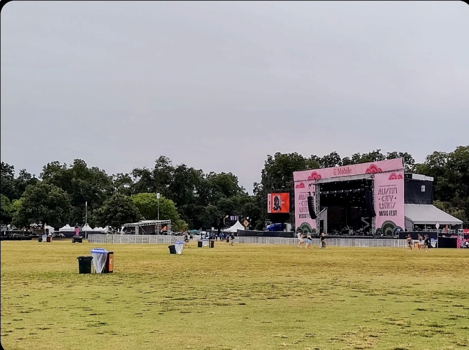 T-Mobile stage across Zilker Park