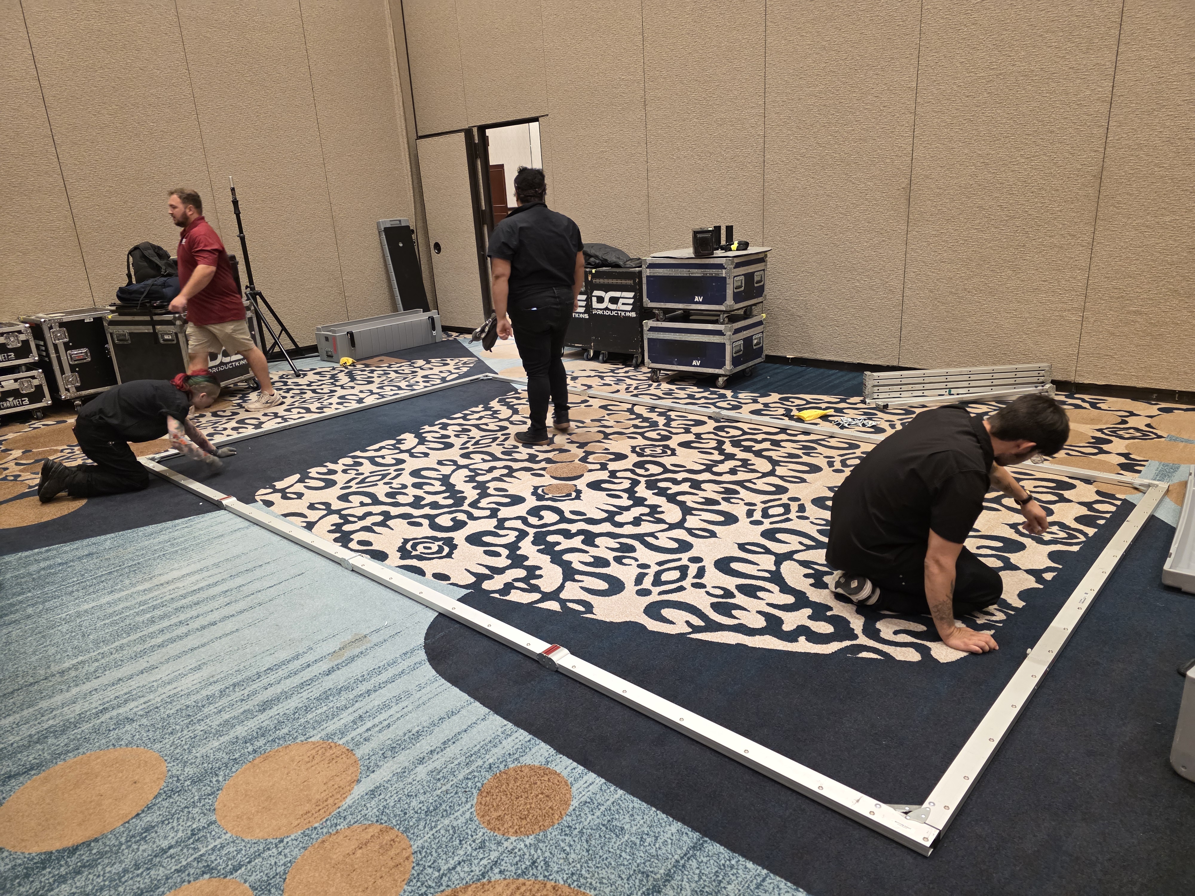 Corporate event setup