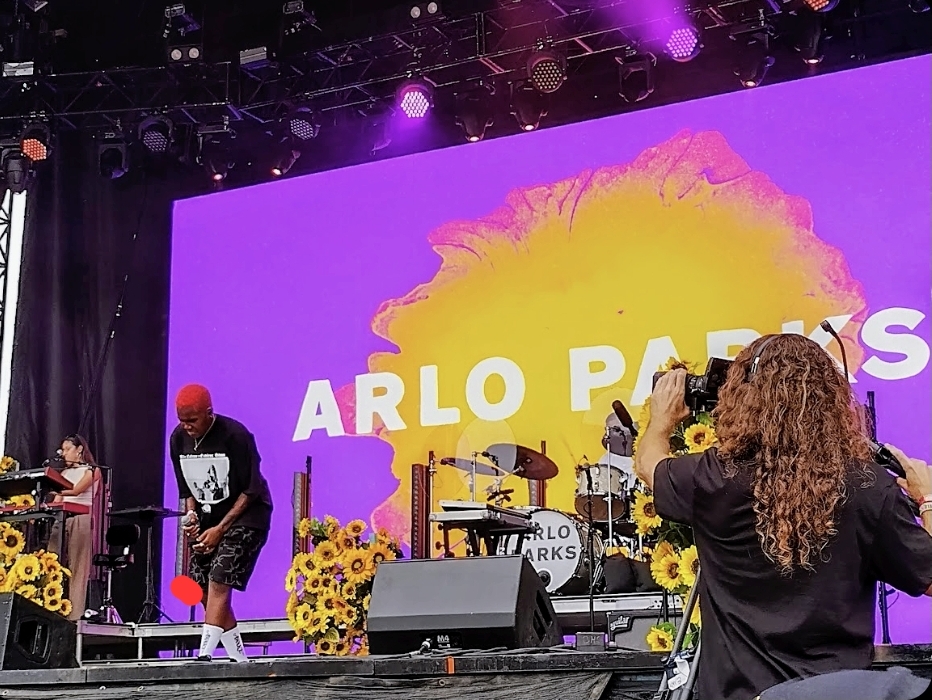 Arlo Parks live on stage