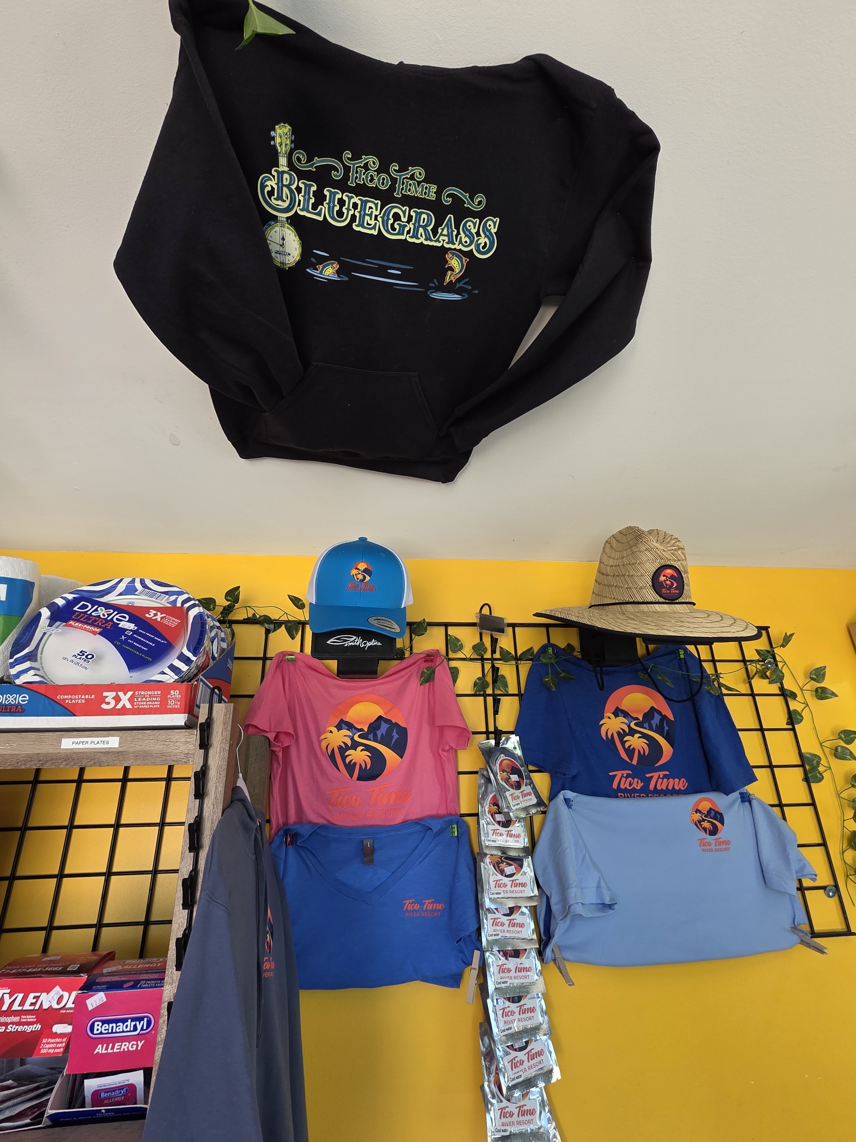 Tico Time merch table