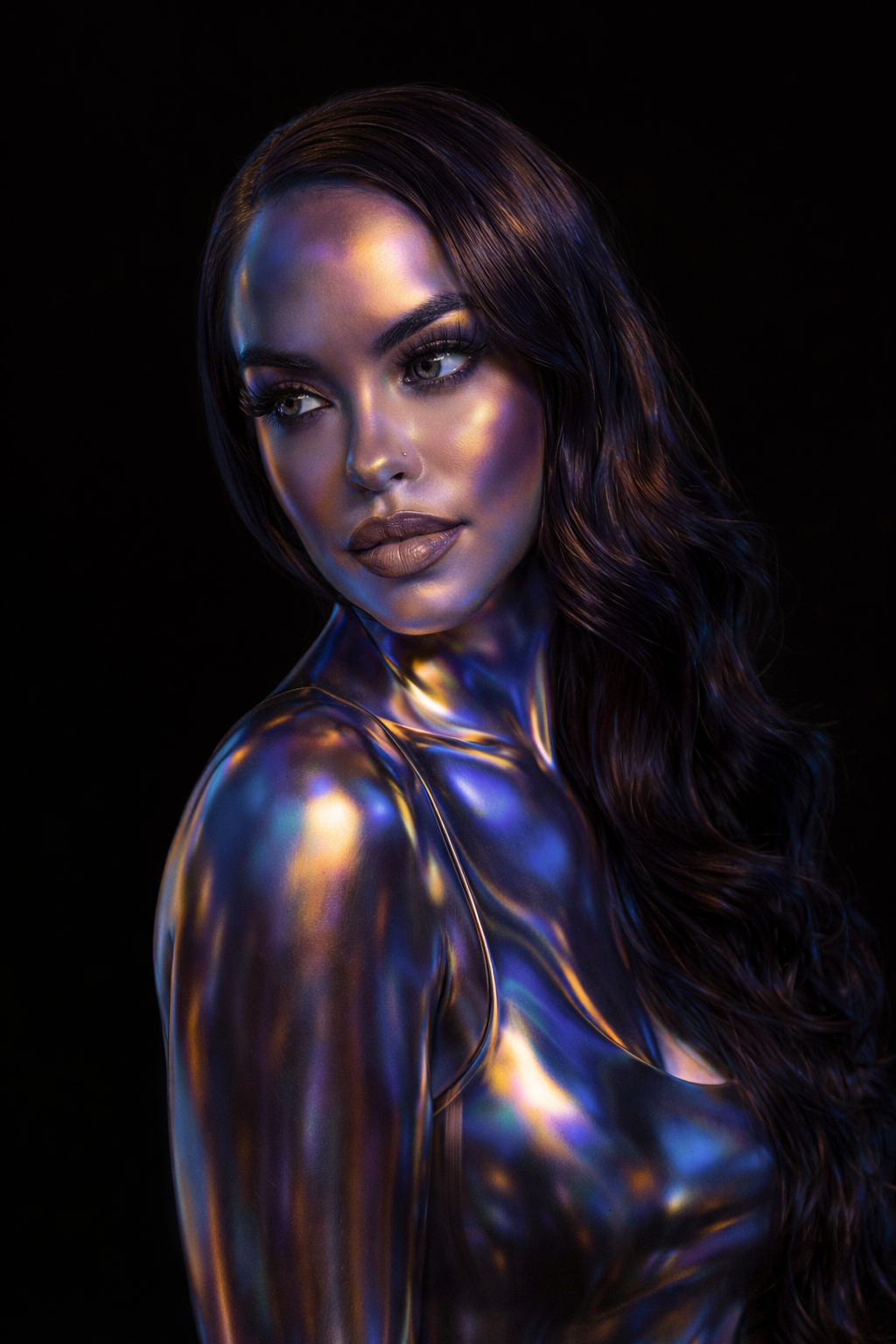 Metallic chrome beauty