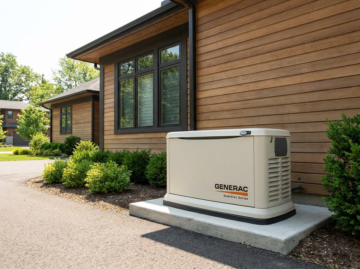 Generac home standby generator installation