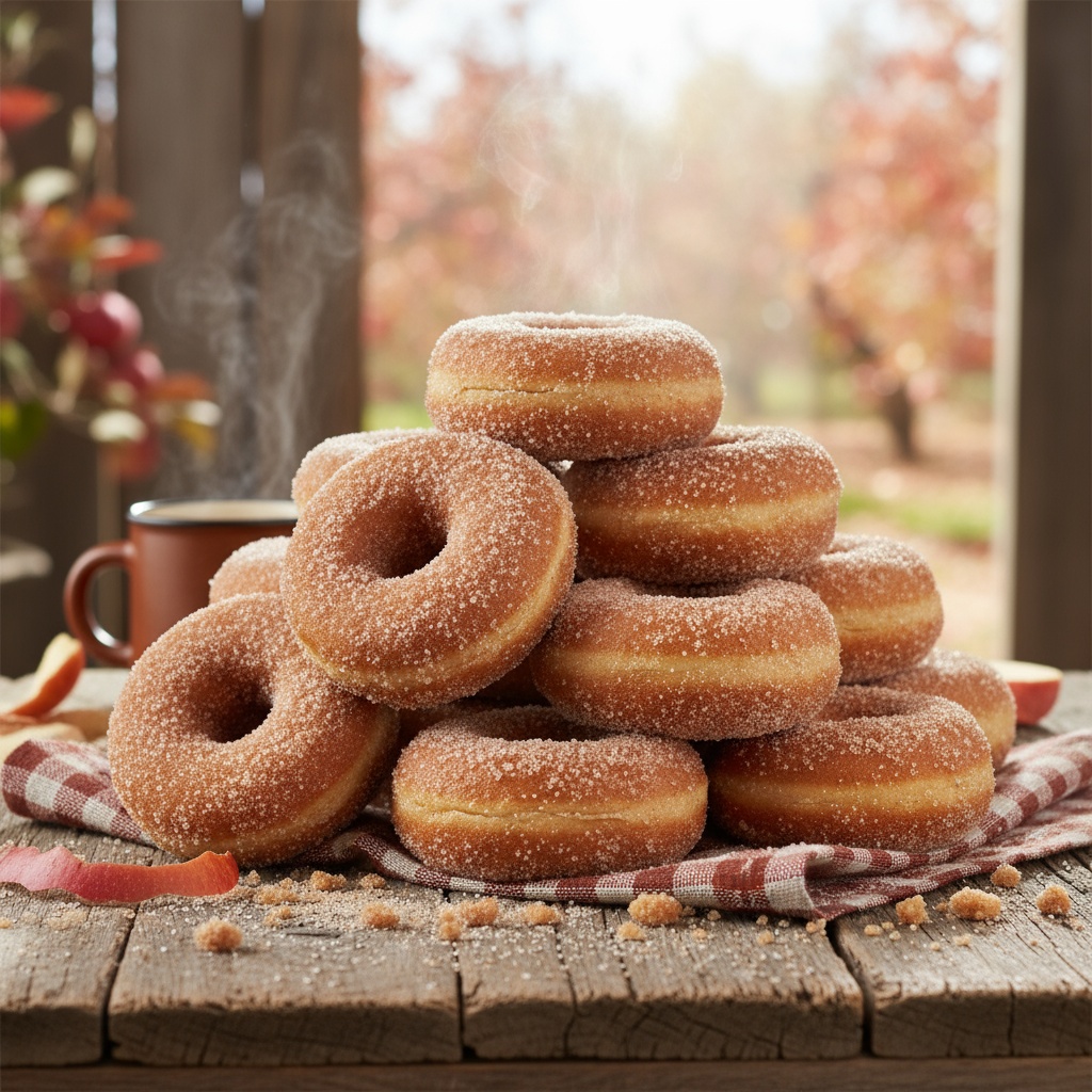 Fresh Apple Cider Donuts